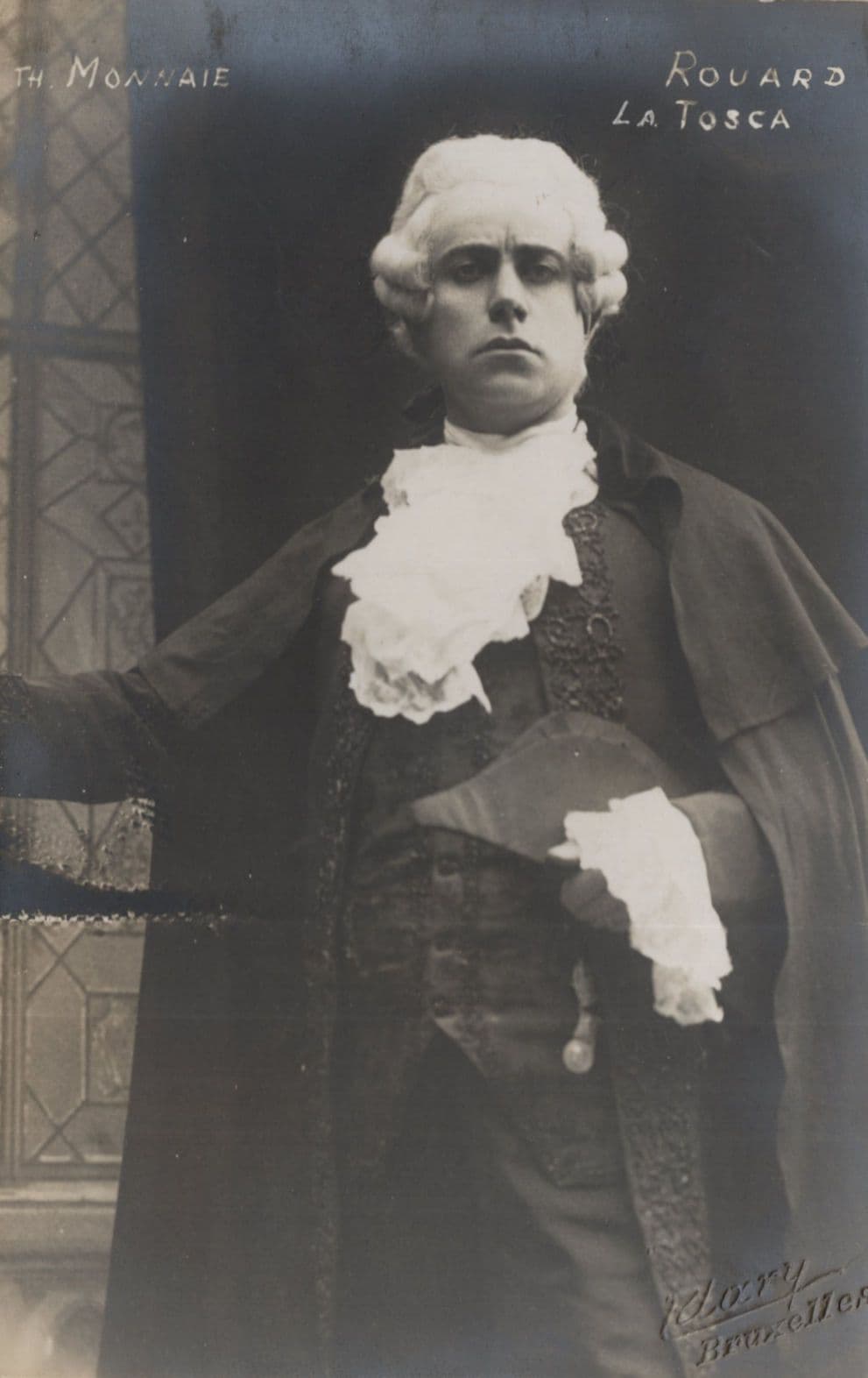 Edouard Rouard French Opera Baritone in La Tosca Antique Postcard