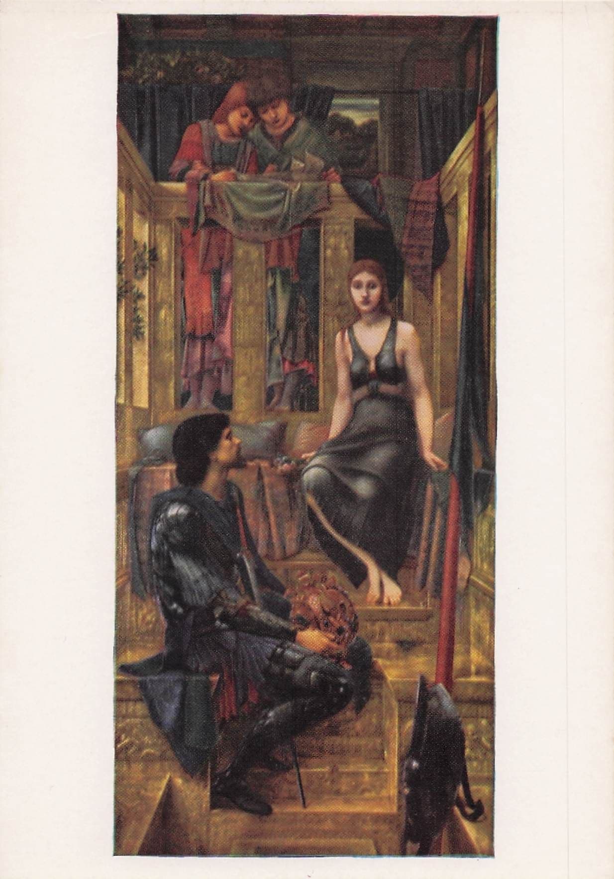 Edward Burne Jones King Cophetus & The Beggar Maid Painting Postcard