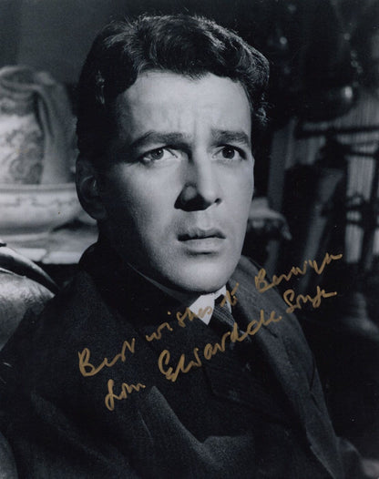 Edward De Souza Kiss Of The Vampire 10x8 DOUBLE Hand Signed Photo