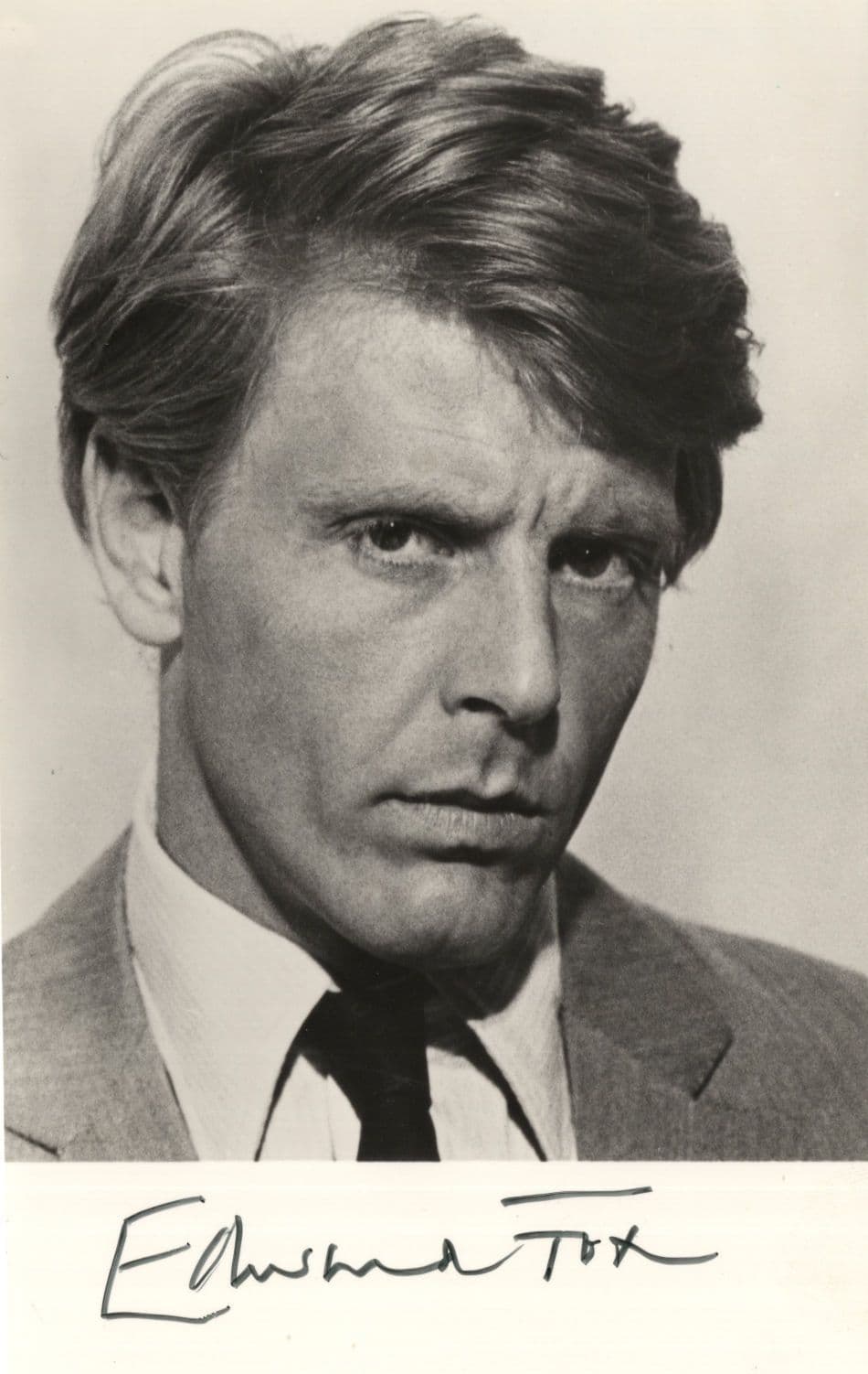 Edward Fox Epic Actor Vintage Hand Signed Photo