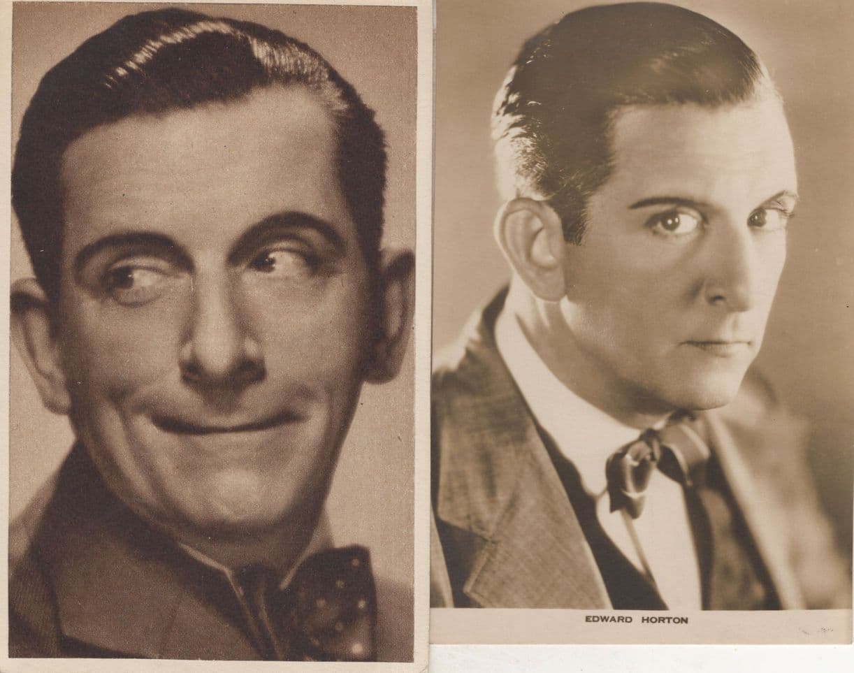 Edward Horton Film Weekly 2x Vintage Hollywood Actor Rare Photo s
