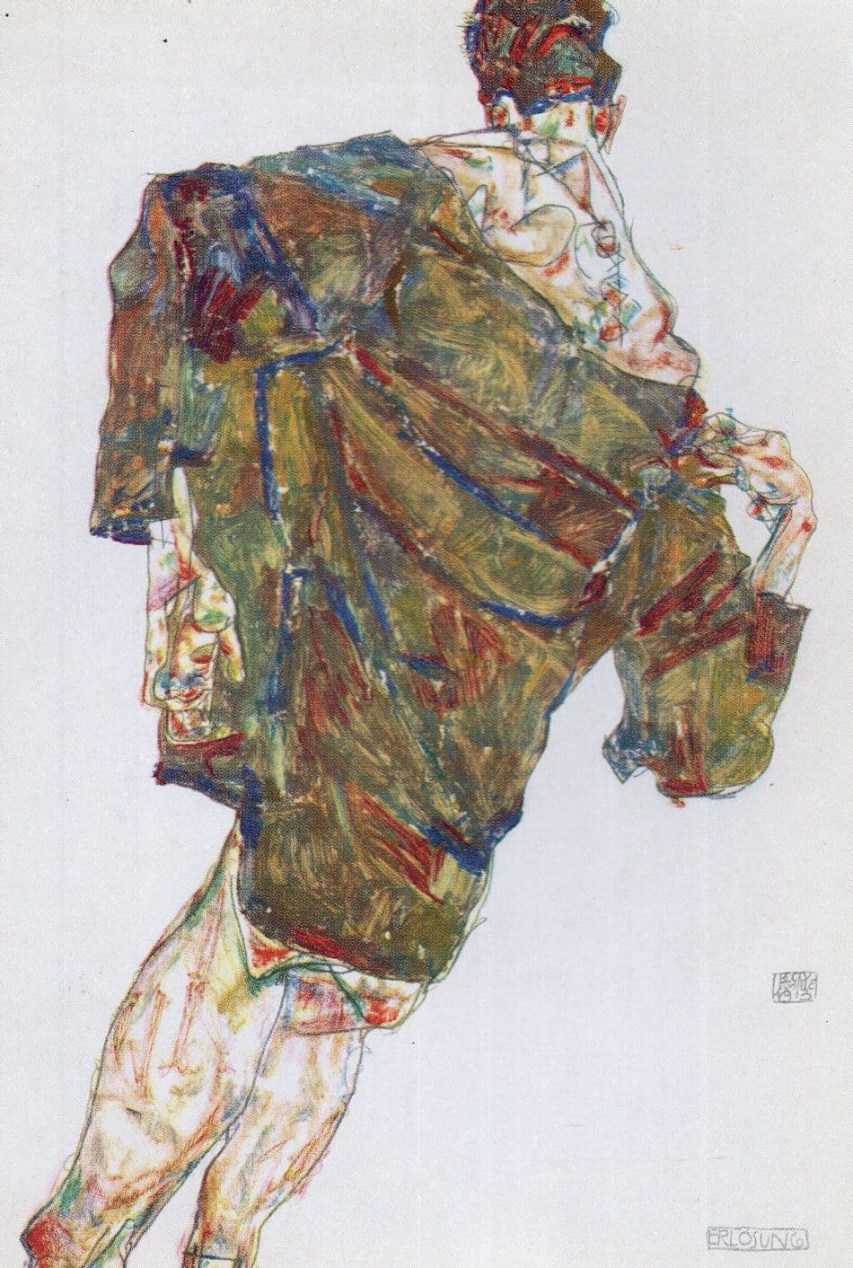 Egon Schiele Erlosung Austrian Art Painting Postcard