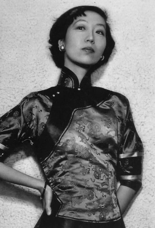 Eileen Chang Love In A Fallen City Book Author Portrait Postcard