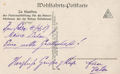 Ein Karpathen Idyll 1917 German Ladies Shelter From War WW1 Postcard