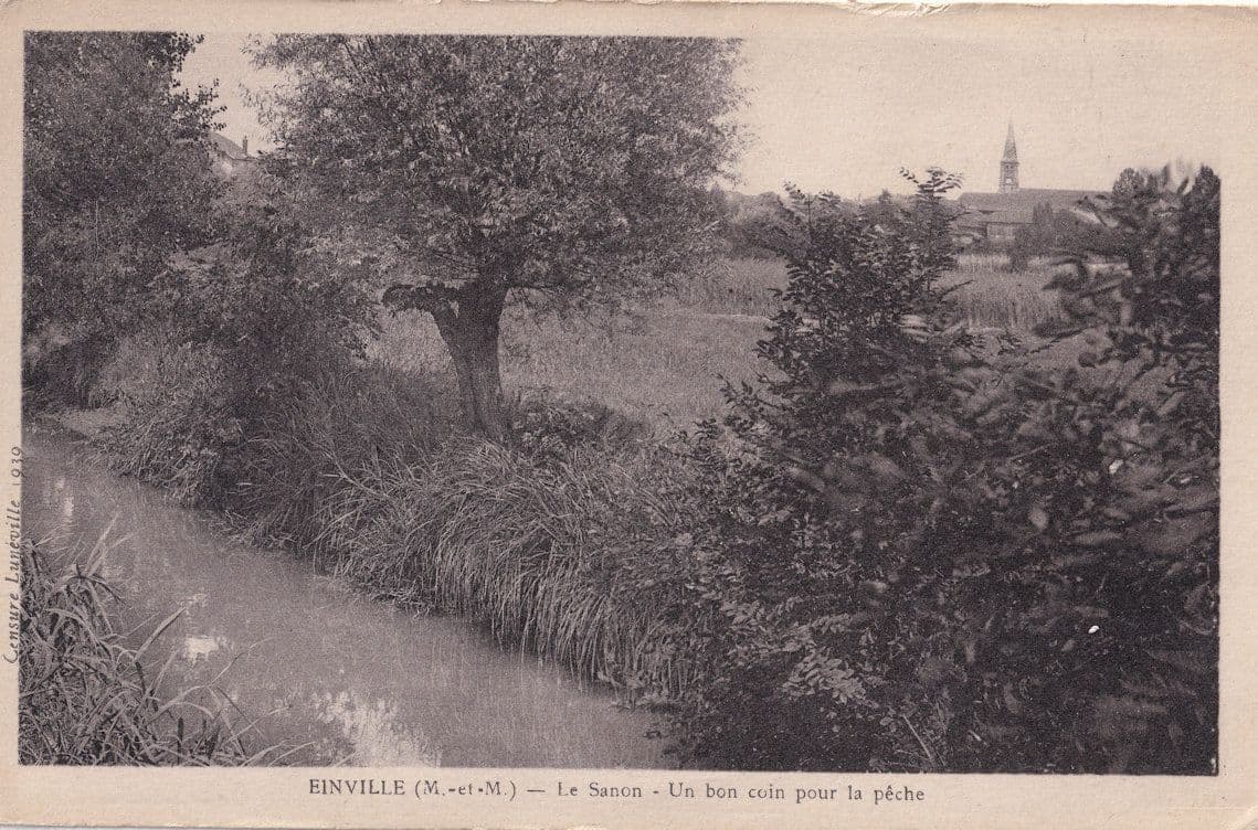 Einville Sanon Un Bos Coin Pour La Peche Postcard