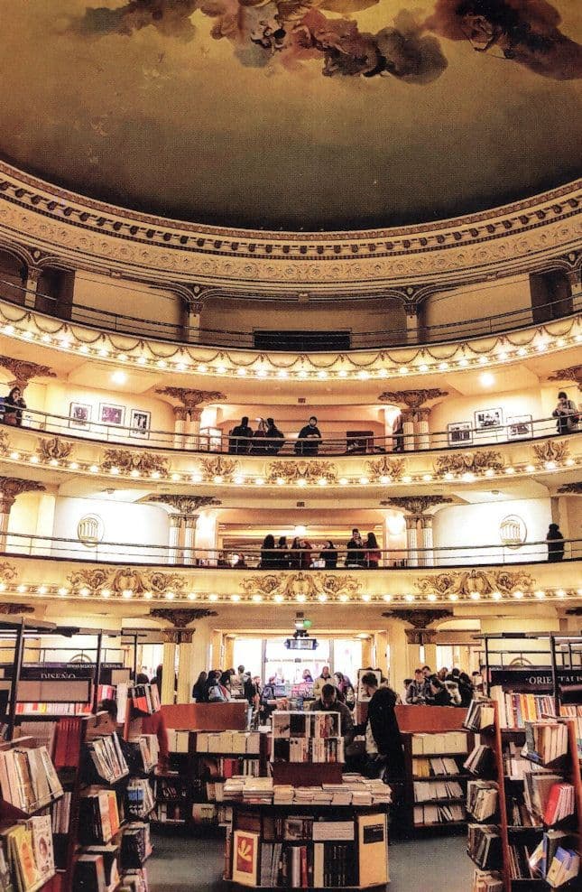 El Ateneo Grand Splendid Buenos Aires Argentina Bookstore Book Shop Postcard