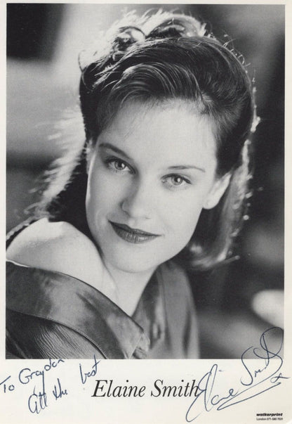 Elaine Smith Neighbours Hand Signed Vintage Letter Photo Message
