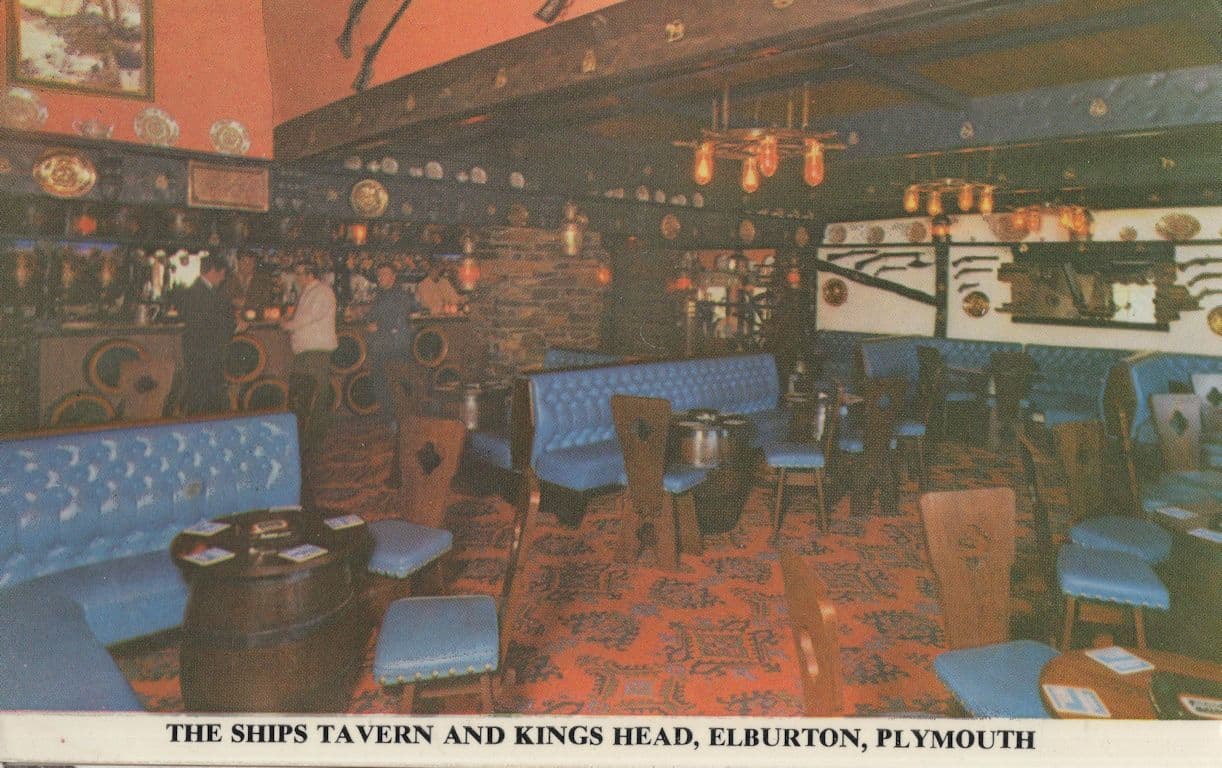 Elburton Plymouth The Ships Head Tavern Pub Postcard