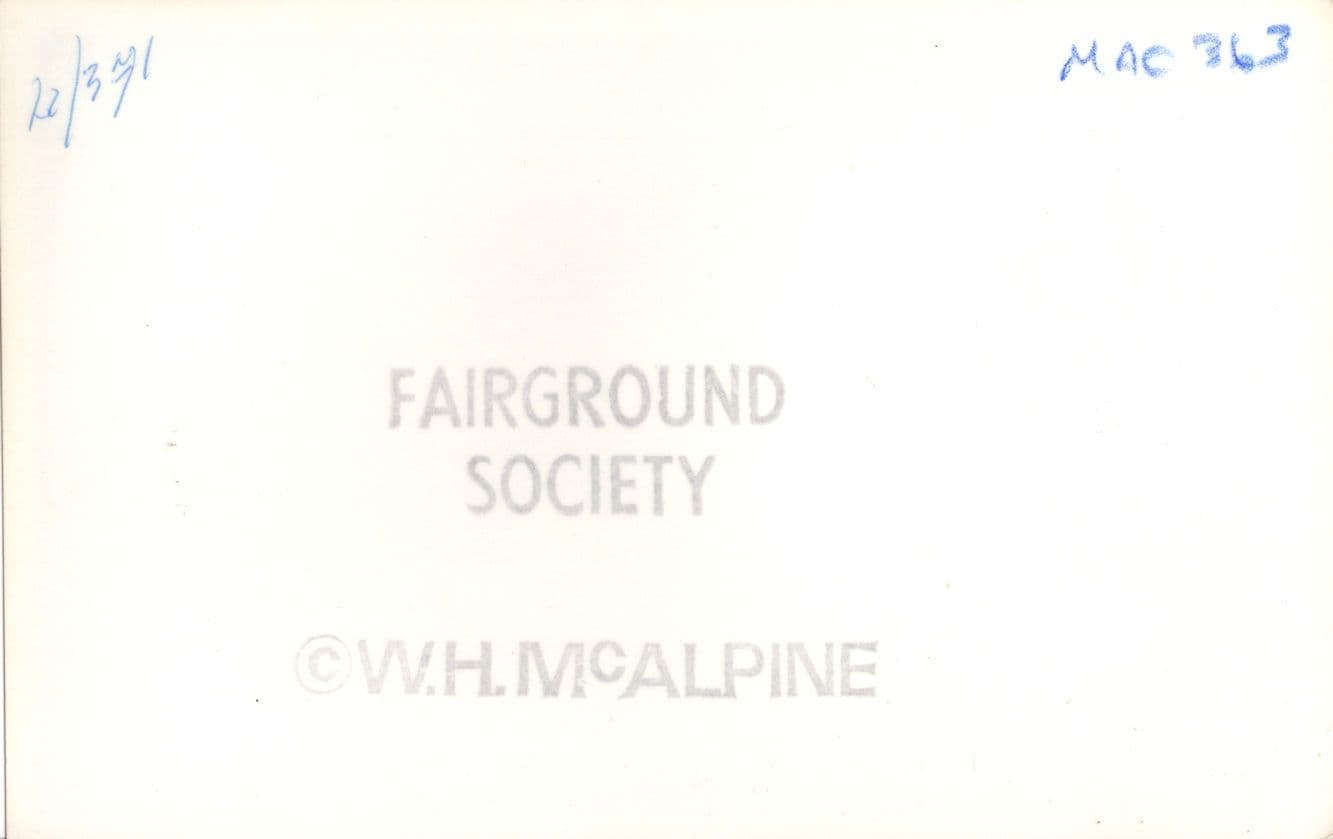 Electrograph Antique Fairground Organ Dancers Society PB Postcard Photo
