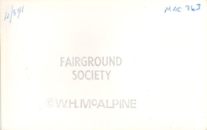 Electrograph Antique Fairground Organ Dancers Society PB Postcard Photo