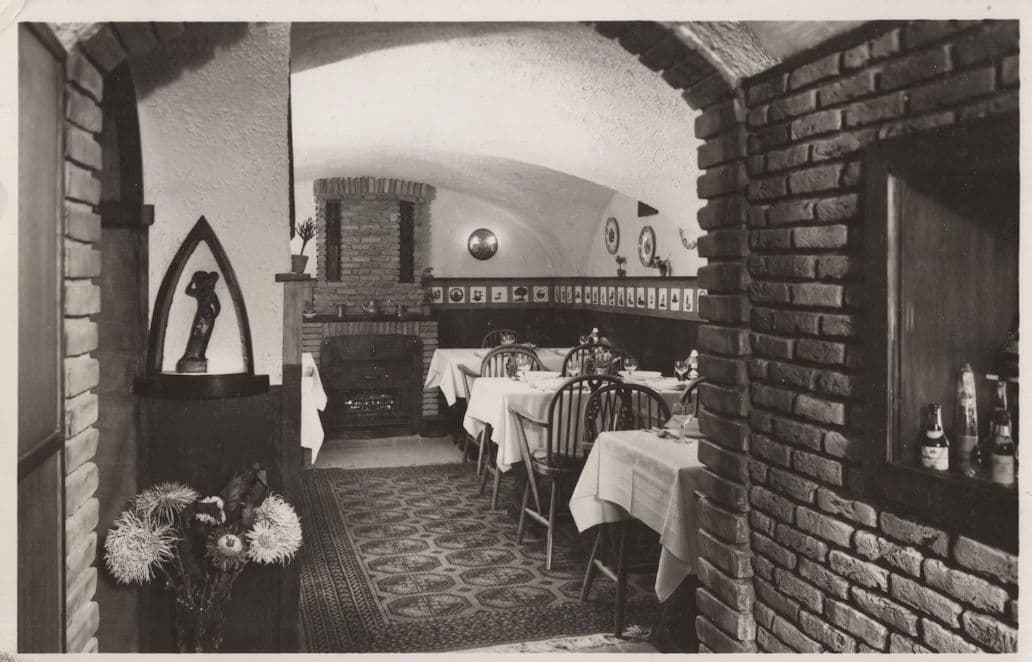 Elisas Restaurant Molenstraat Holland Old RPC Postcard
