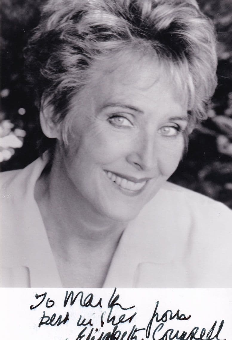 Elizabeth Counsell Brush Strokes Hand Signed Photo