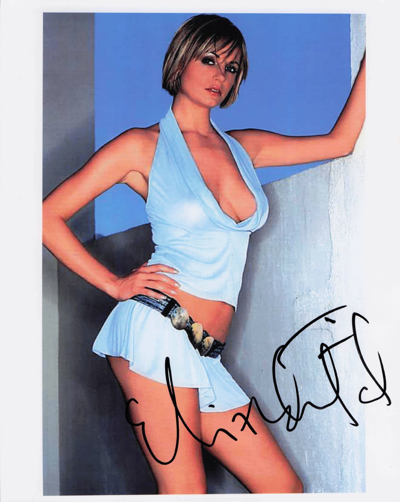 Elize Du Toit Izzy Davies Hollyoaks Stunning 10x8 Hand Signed Photo
