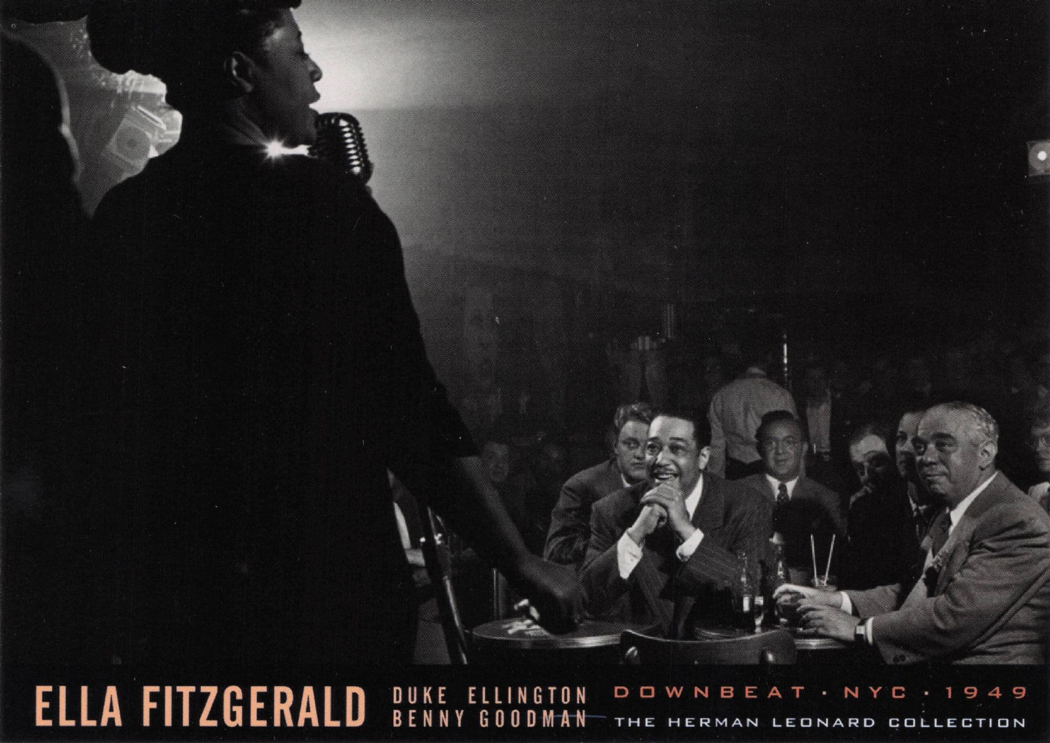 Ella Fitzgerald Jazz Soul Music Singer Piano Rare Pyramid Photo Postcard