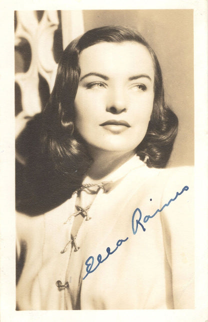 Ella Raines Ultimate 1940s Old Autograph Hand Signed Photo & More