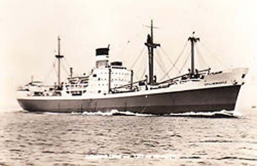 Ellerman Newcastle Ship Boat RPC Real Photo Postcard