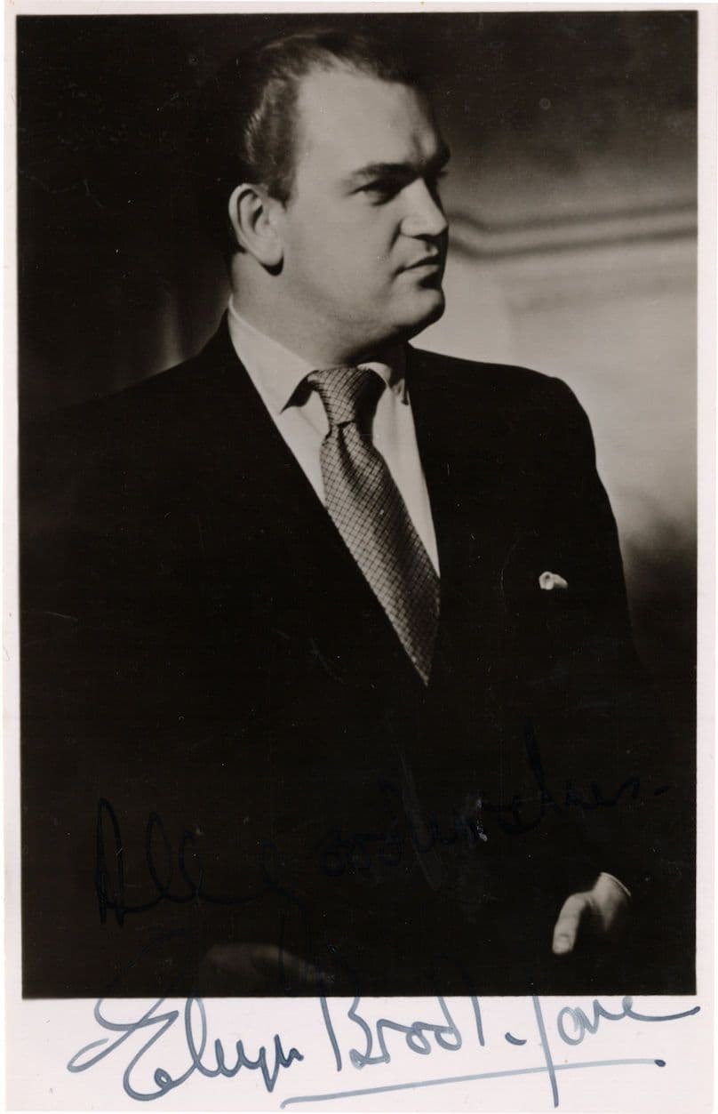 Elwyn Jones BBC Writer Z-Cars Dr Who Jack The Ripper Hand Signed Photo