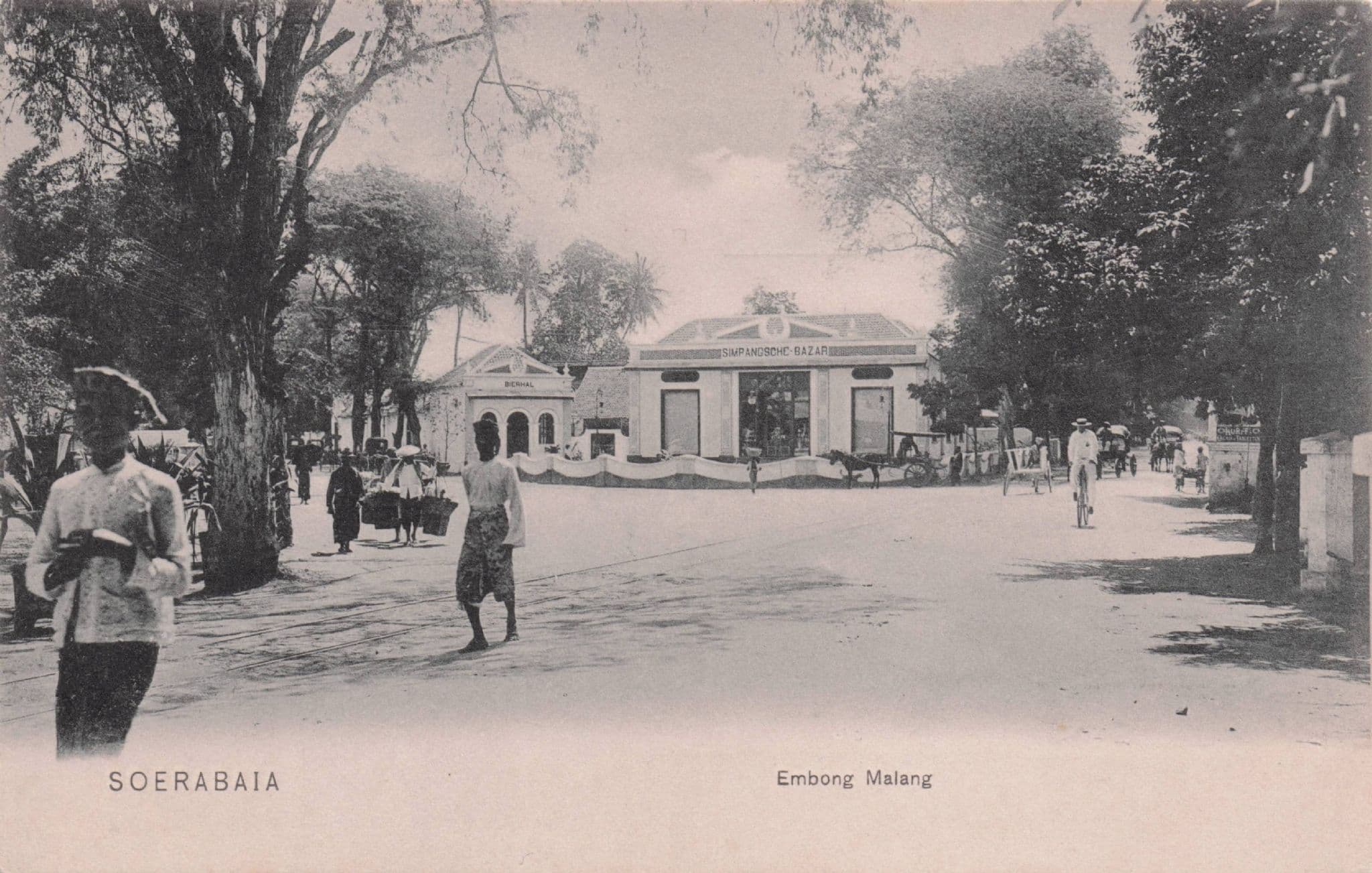 Embong Malang Soerabaia Surabaya Indonesia Mint Old Postcard