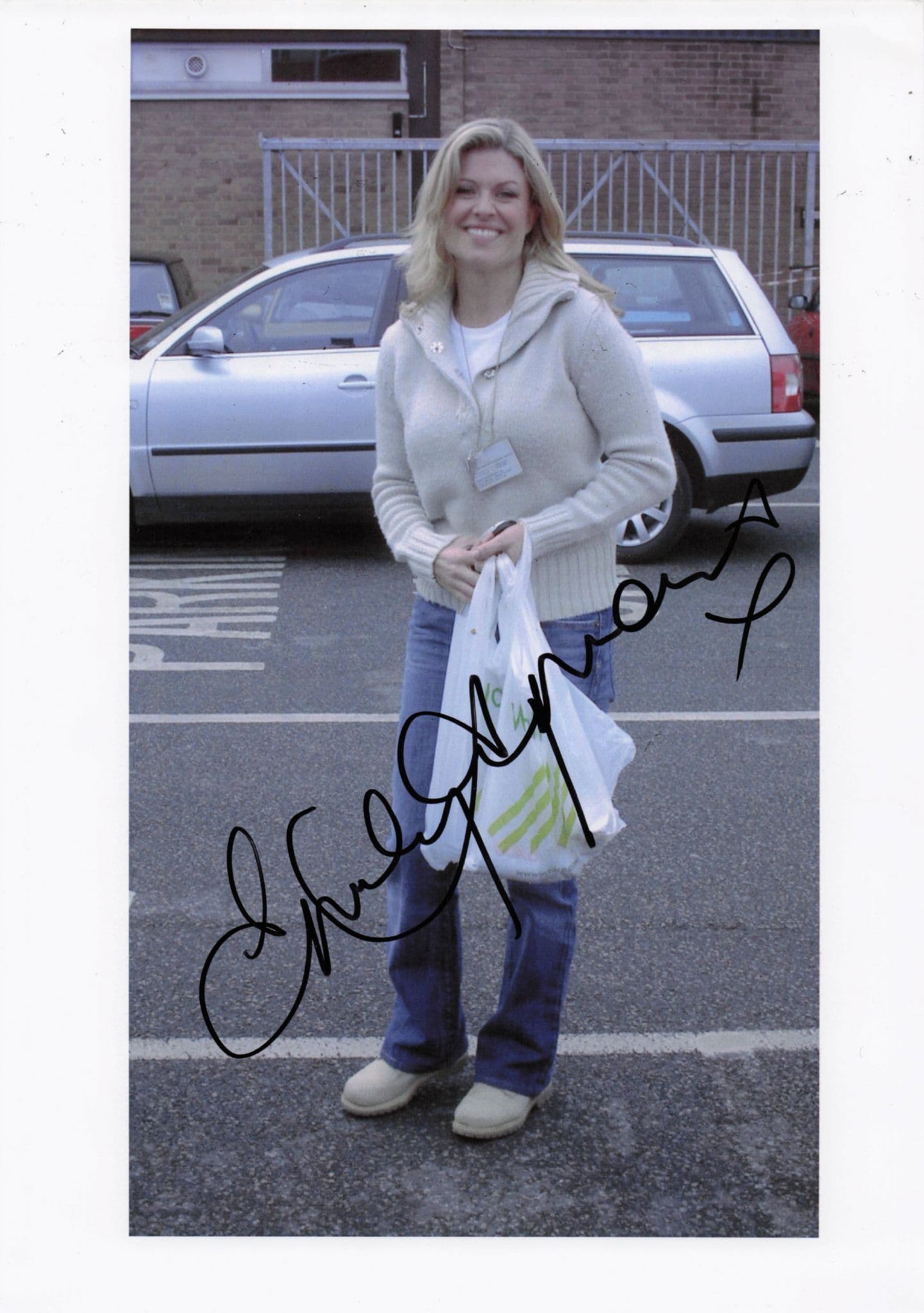 Emily Symons Emmerdale at Woolpack TV Set 12x8 Hand Signed Photo