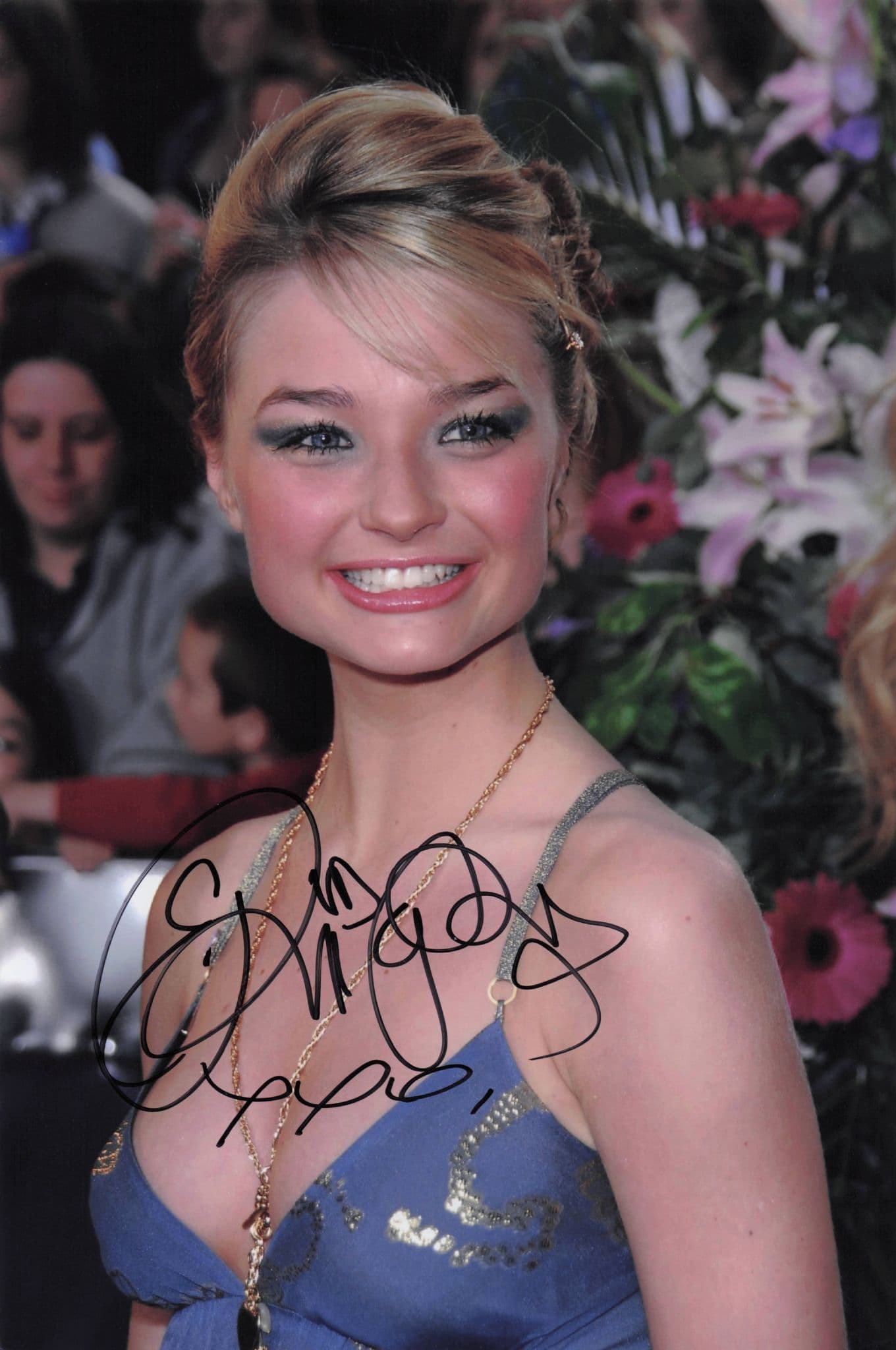 Emma Rigby Hollyoaks Prisoners Wives 2006 Soap Awards 12x8 Hand Signed Photo