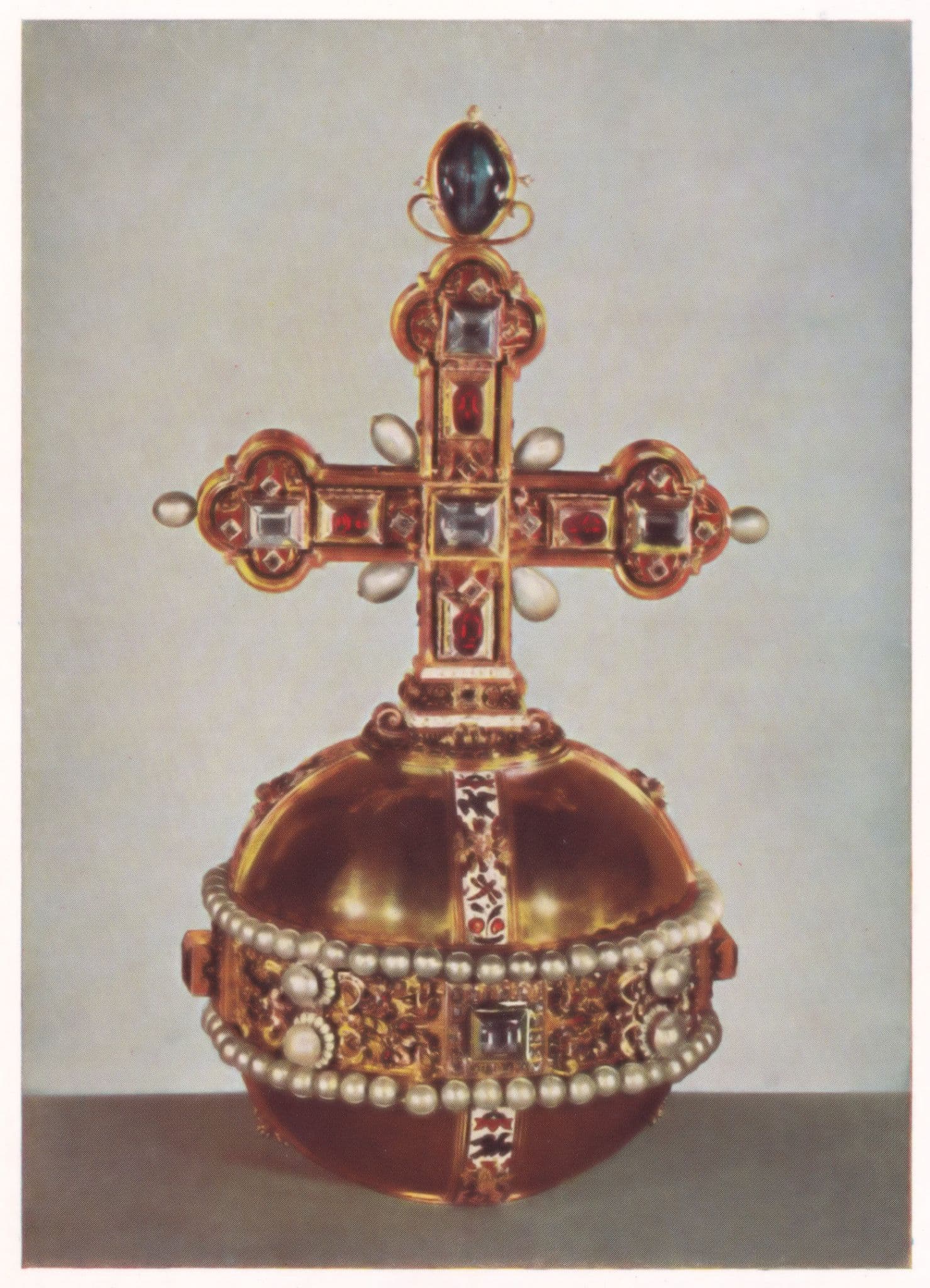 Emperor Mathias Imperial Orb Of Austria Crown Wien Postcard