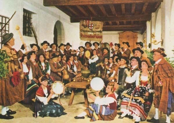 Enal Gruppo Folkloristico Ruzzantini Citta di Padova Italia Italy Postcard