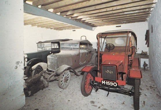 Erddig Yorke Cars National Trust Welsh Car Wrexham Postcard