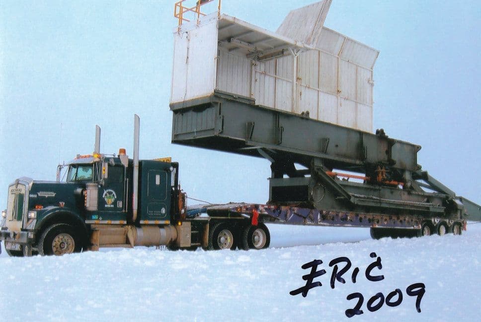 Eric Dufresne Ice Cold Truckers 2009 Hand Signed Photo