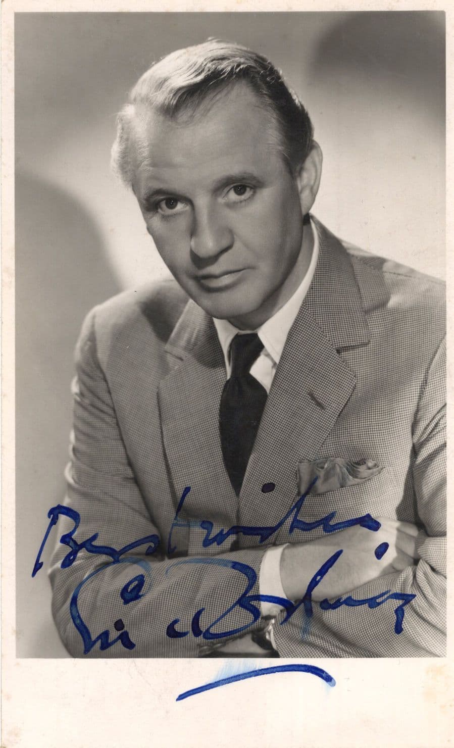 Eric Portman The Prisoner Colditz Story Hand Signed Photo