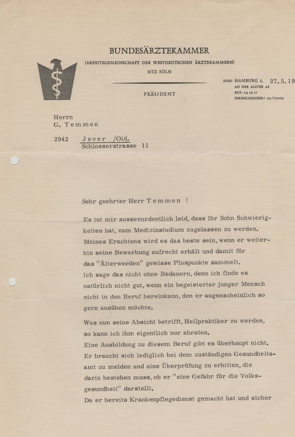 Erich Seligmann Fromm German Jew Socialist Medical Hand Signed Letter