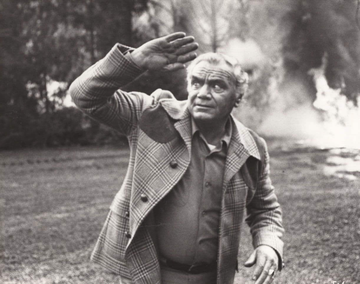 Ernest Borgnine Fire TV Disaster Film 10x8 Monochrome Publicity Photo