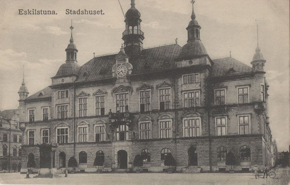 Eskilstuna Stadshuset WW1 Antique Sweden Postcard