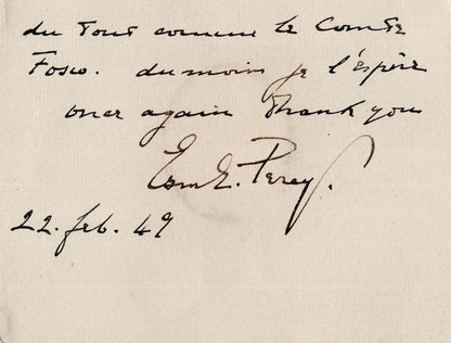 Esme Percy Pygmalion George Bernard Shaw Hand Signed Letter Card