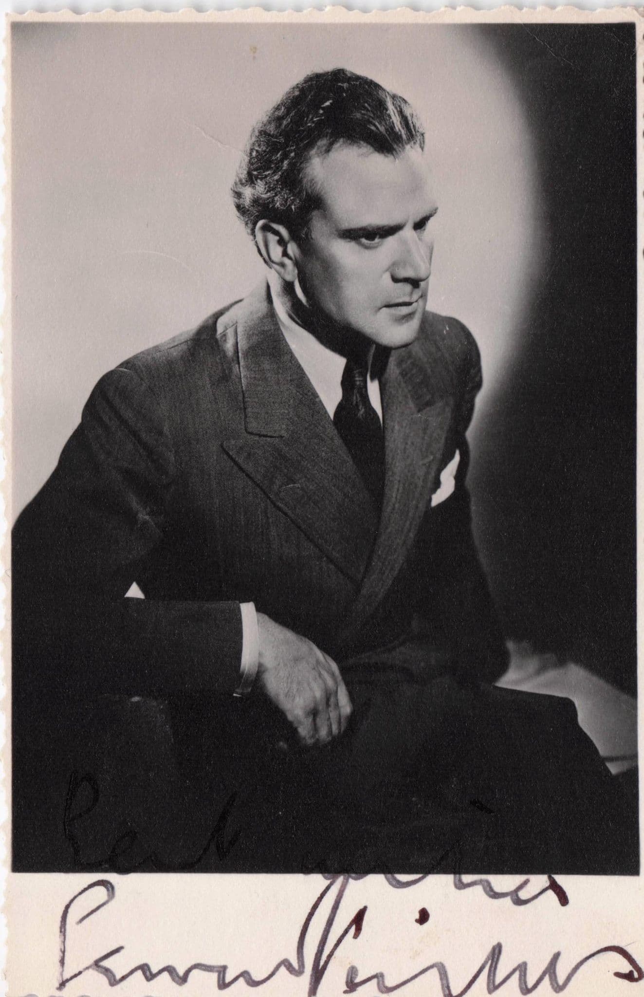 Esmond Knight Historic Film Actor Hand Signed Photo