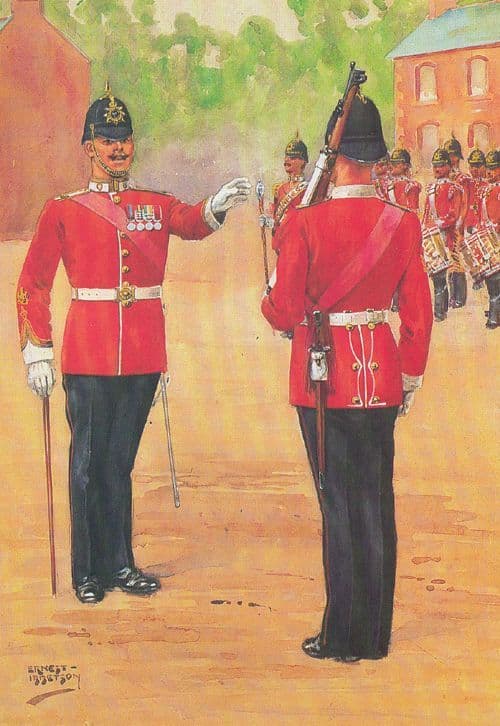Essex Gibraltar Sergeant Major Military Army Uniform Postcard