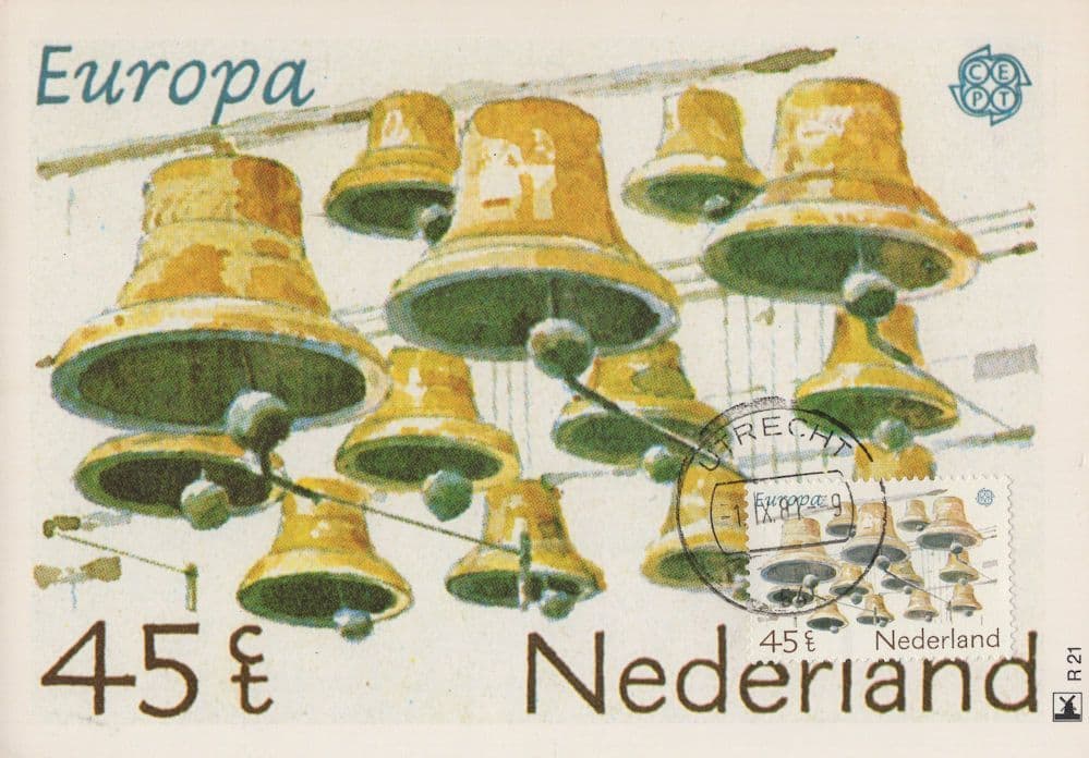 Europa Nederland 1981 Bell Ringing Dutch FDC Postcard