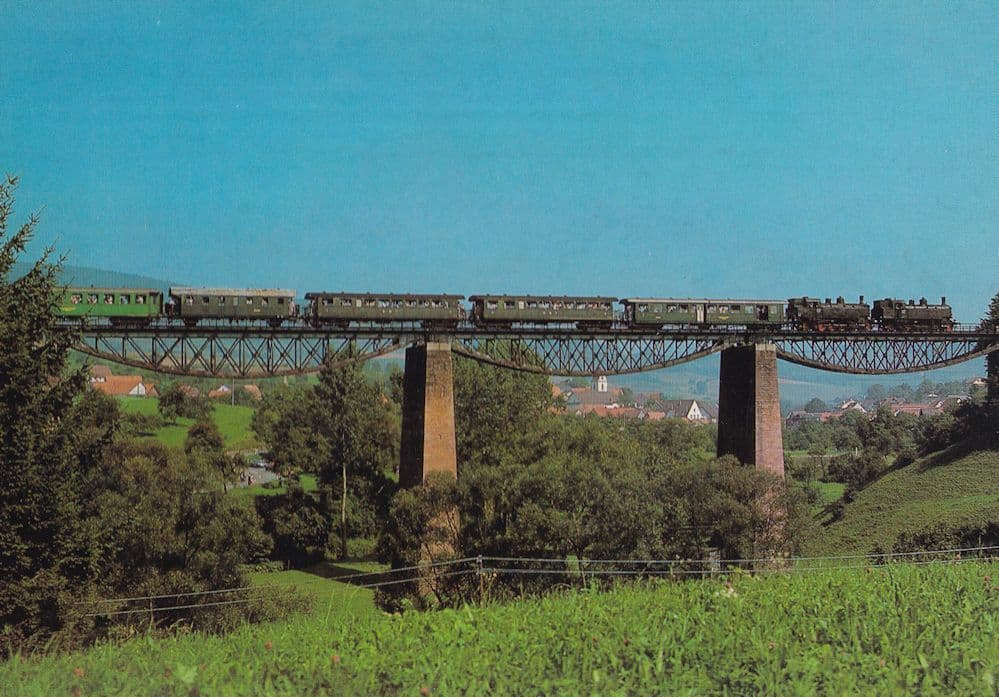 Eurovapor German Train 93 1394 1360 Weizen Blumberg Postcard