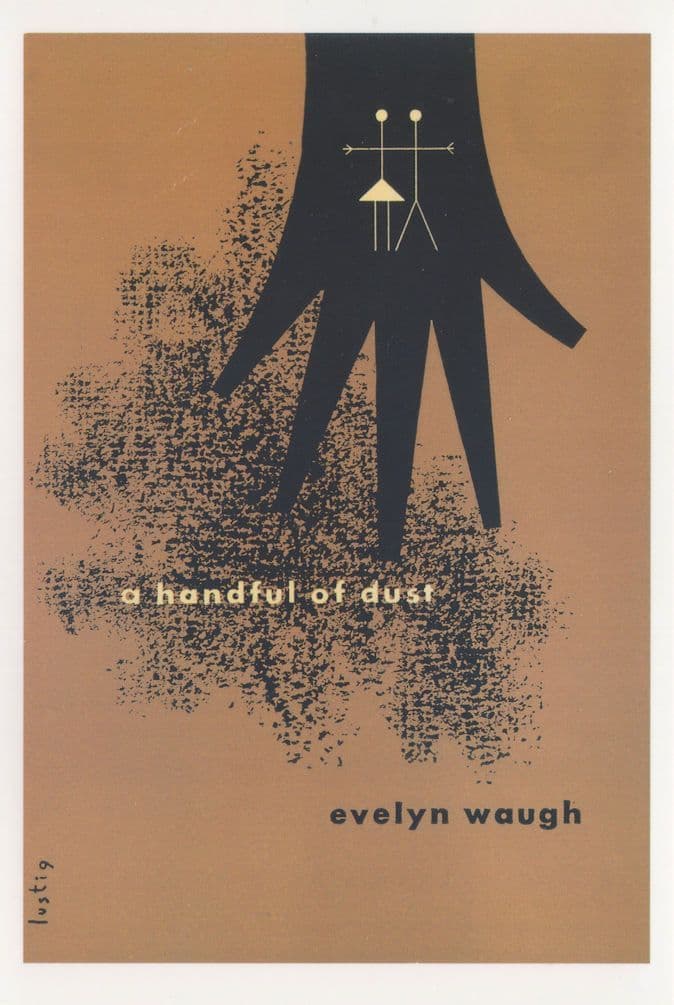 Evelyn Waugh A Handful Of Dust 1945 Book Postcard