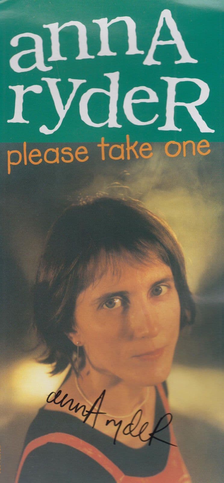 Fairport Convention Anna Ryder Hand Signed Music Ephemera Flyer