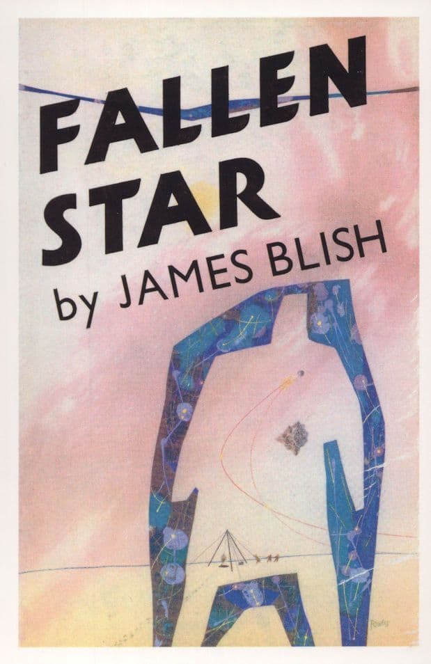 Fallen Star James Blish 1957 Book Postcard