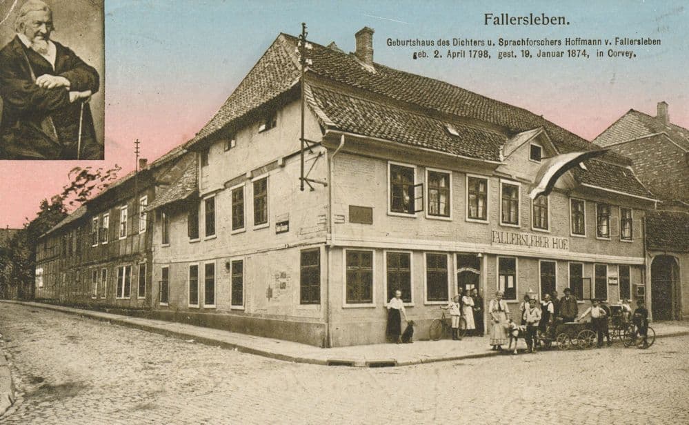 Fallersleben Gebertshaus German Old Postcard