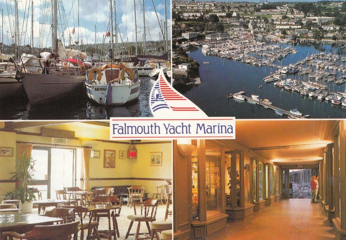 Falmouth Yacht Marina Postcard