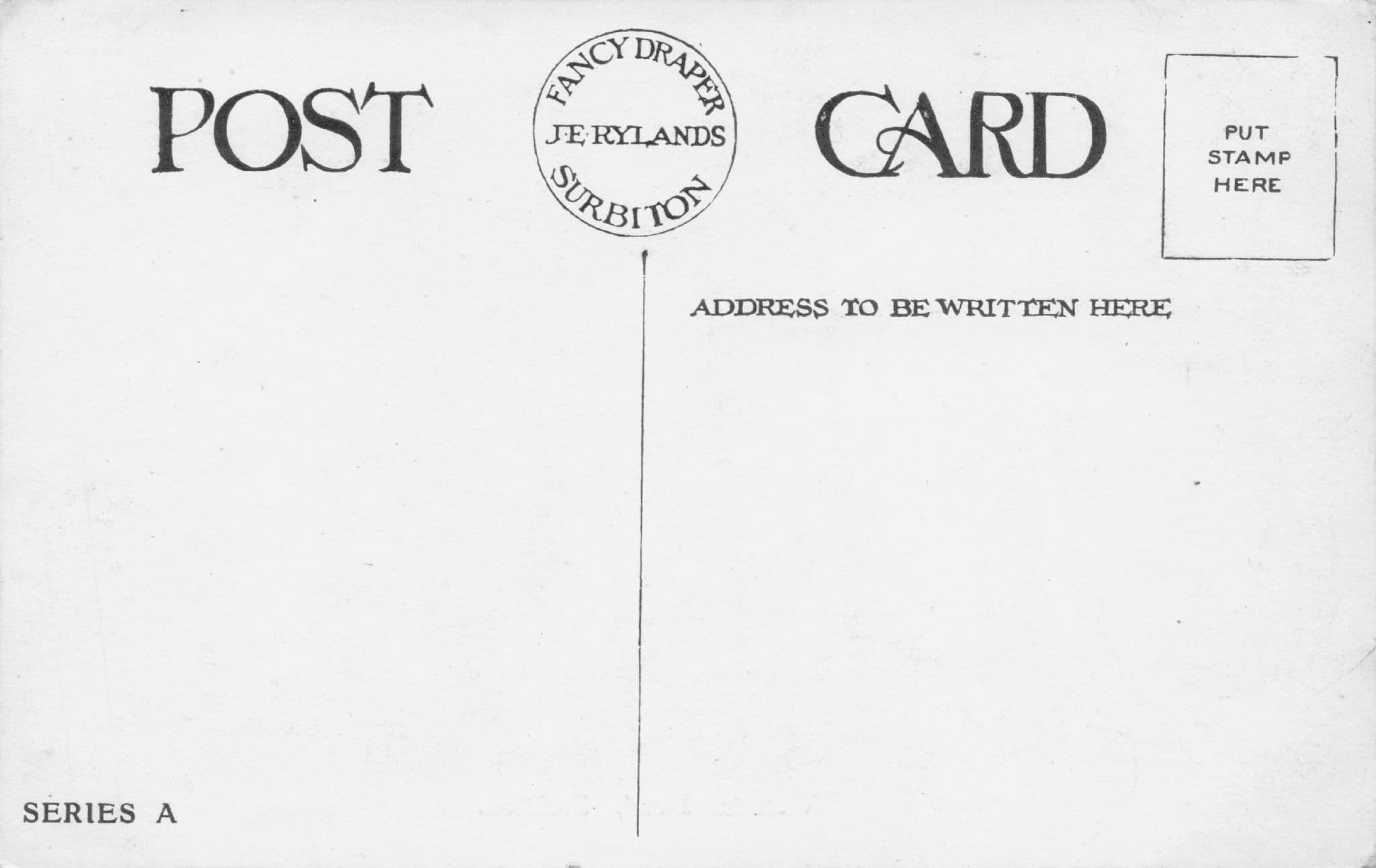 Fancy Dress Shop Jerylands Victoria Road Surbiton Old Postcard