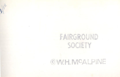 Farrar's Carousel at Hull Yorkshire Fairground Society PB Postcard Photo