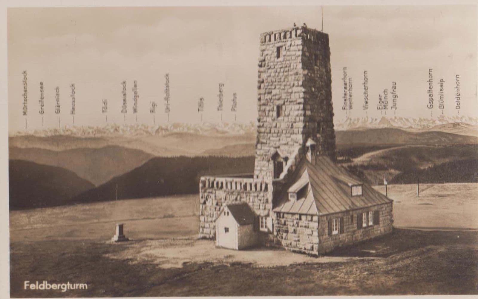 Feldbergturn Germany Vintage Postcard