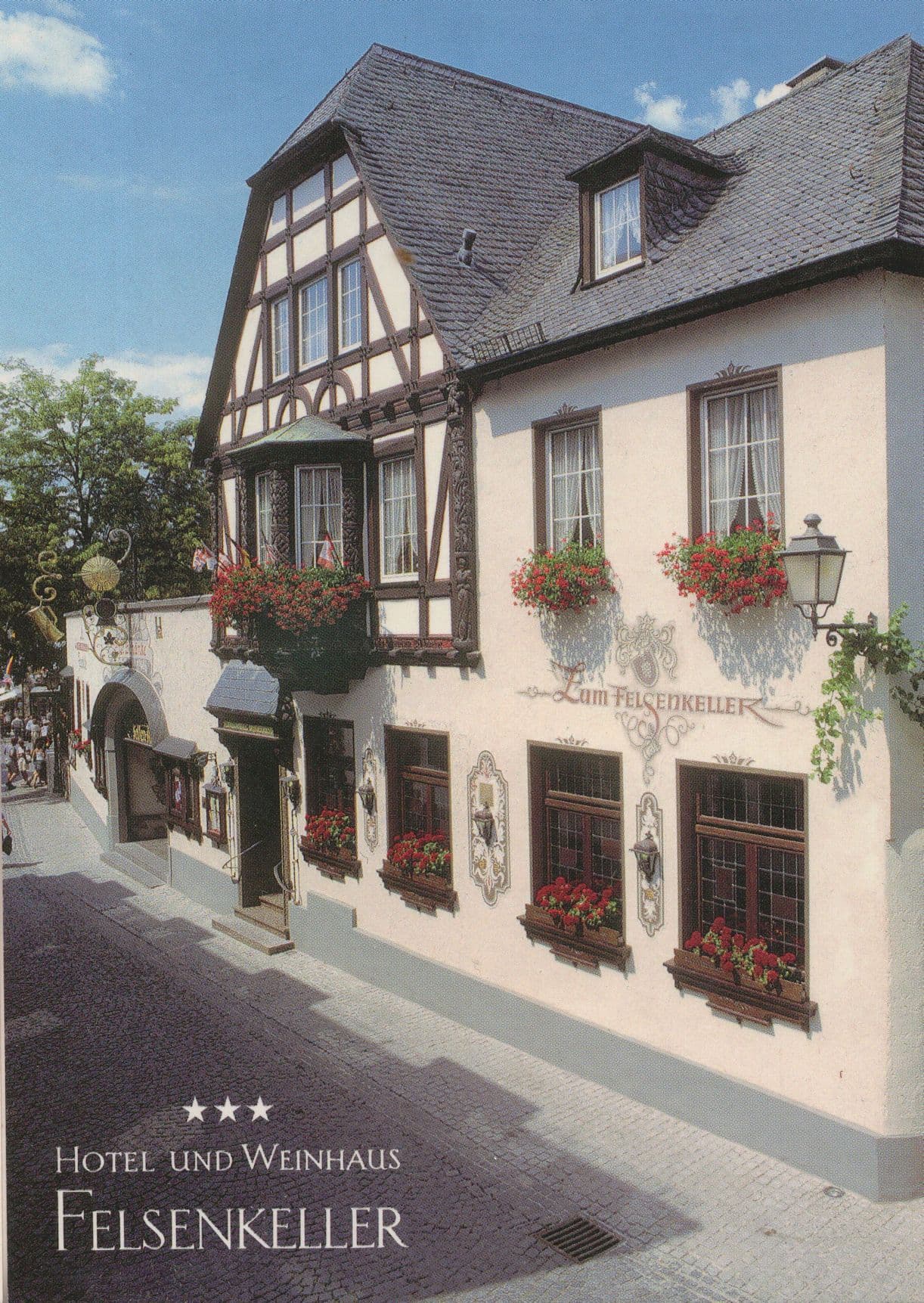 Felsenkeller Hotel Und Weinhaus German Postcard