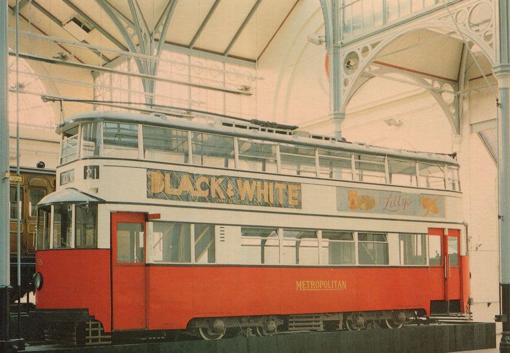 Feltham Last Type Of Tram Bus Tramcar Metropolitan London Tramways Postcard