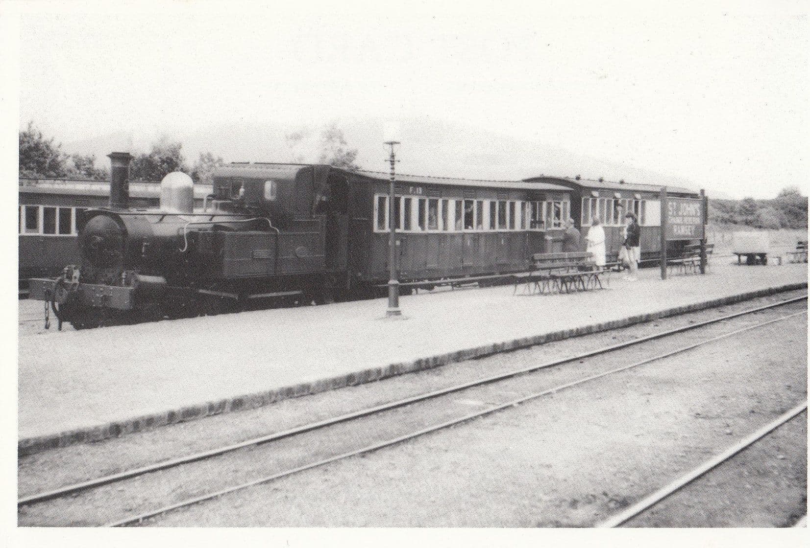 Fenella  1894 Victorian Build Ramsey Coach St Johns Station Isle Of Man Train Postcard