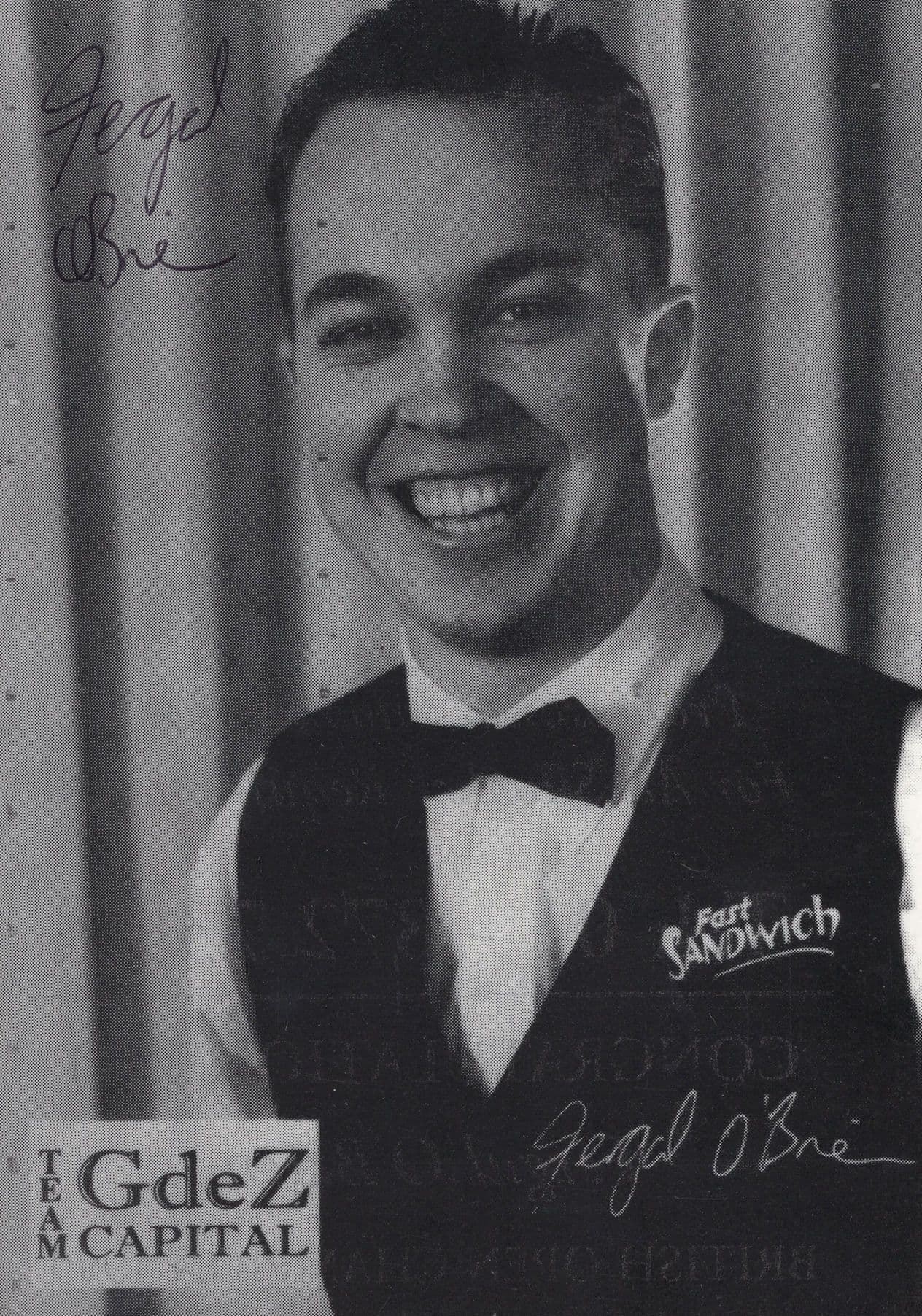 Fergal O'Brien Snooker Rare Hand Signed Photo