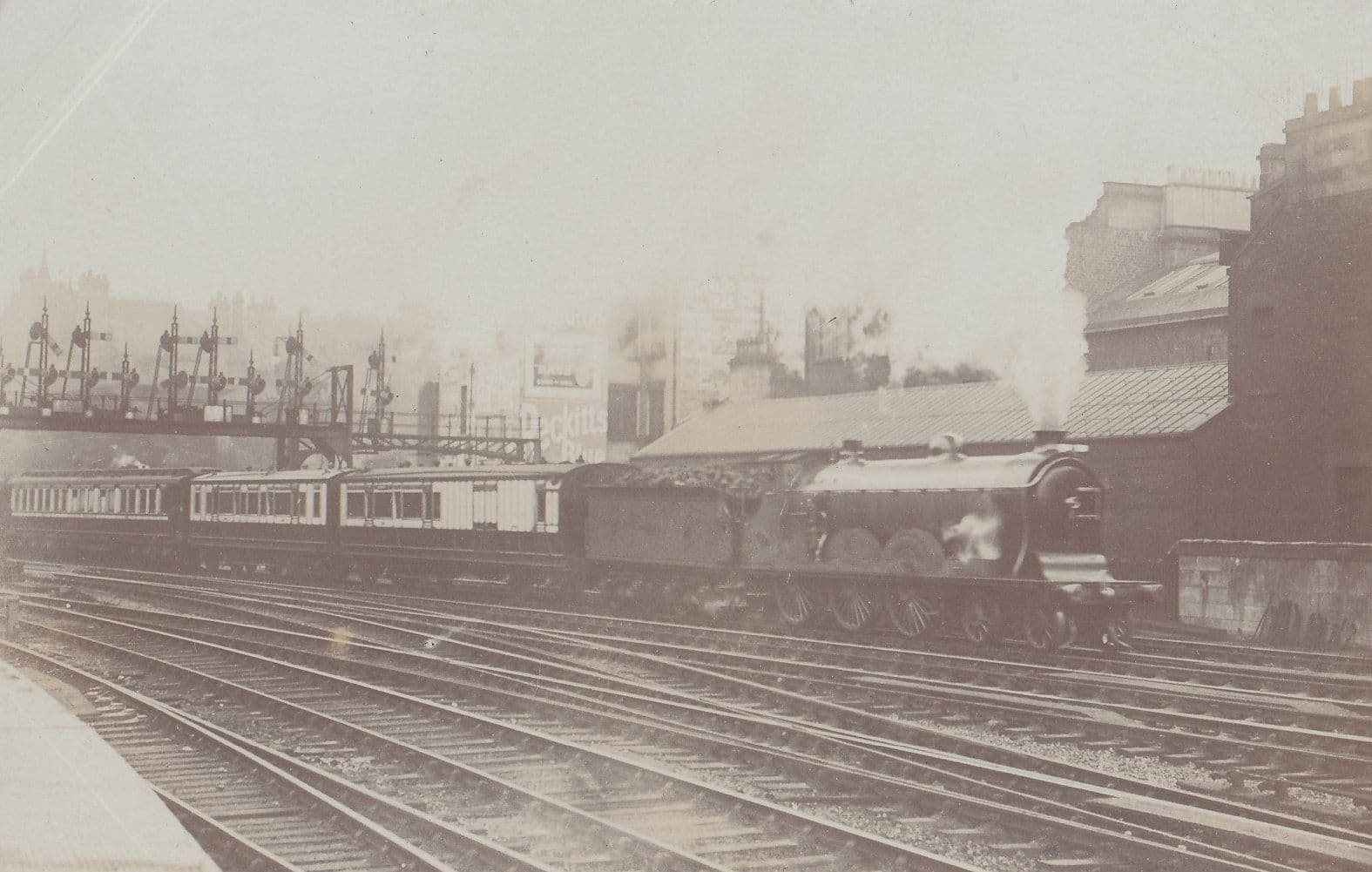 Festiniog Welsh Railway Train Pulled by Fairlie Locomotive Postcard